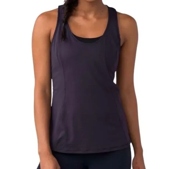Size 2 Lululemon Goal Crusher Tank Boysenberry - Picture 2 of 11